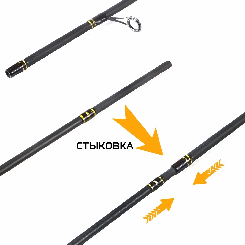 АМА Рыба спиннинг 2.1 м сверхлегкий углеродного Рыбалка Rod 2 секции ml Тесты 5 23 г