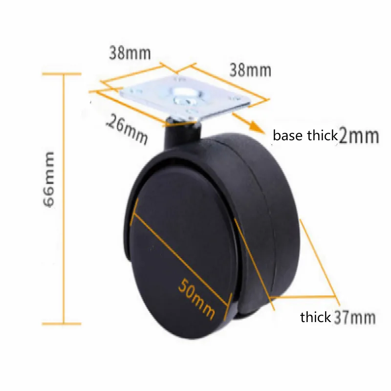 Колесо колесико для mueble рулетка пивотант резиновые колеса офисных стульев