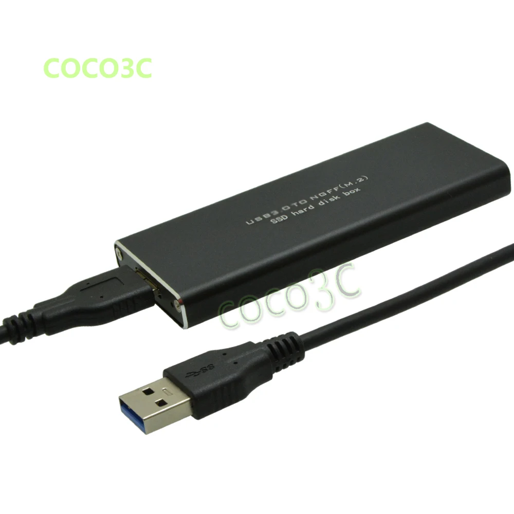 USB 3,0 для NGFF SSD корпус USB3.0 для M.2 жесткий диск адаптер M2 SSD Внешний мобильный ящик