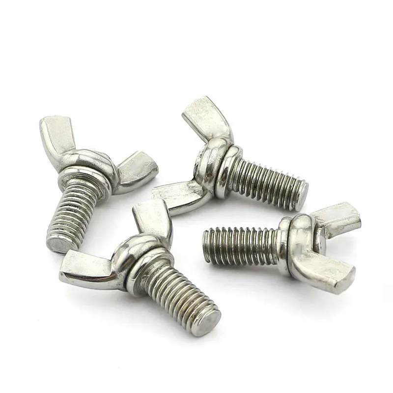 304 нержавеющая сталь коготь бабочка крыло ручной поворотный винт болт M5 * 25|bolt