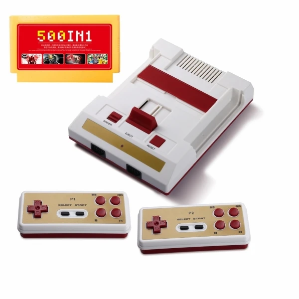 Console Add Card TSINGO HDMI выход двойной беспроводной геймпад Мини ТВ Видео игровая консоль классический ретро семейный ТВ Портативный игровой плеер 588 игр - Цвет: Console Add Card