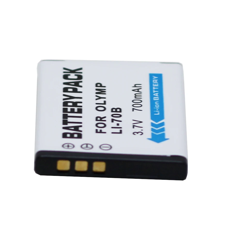 2 шт. перезаряжаемая батарея Li 70B для Olympus VG110 VG120 с функцией зарядки Olympus/VG120 моделей