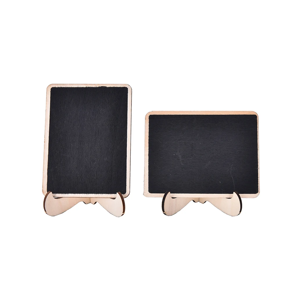 Peerless 1 шт. мини доска деревянная для объявлений с подставкой маленькая черная