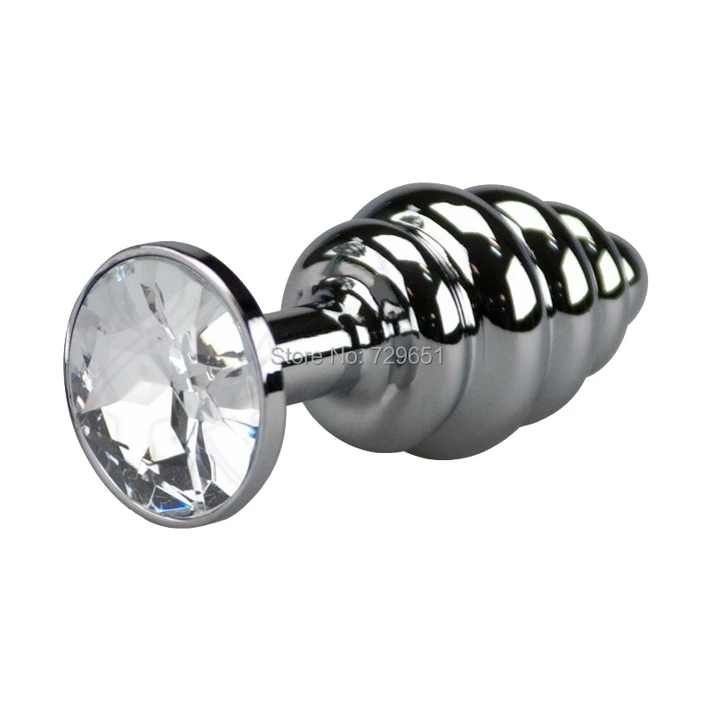 Новый Butt Plug Игрушки Анальный Вставить Горный Хрусталь И Нержавеющего Металла