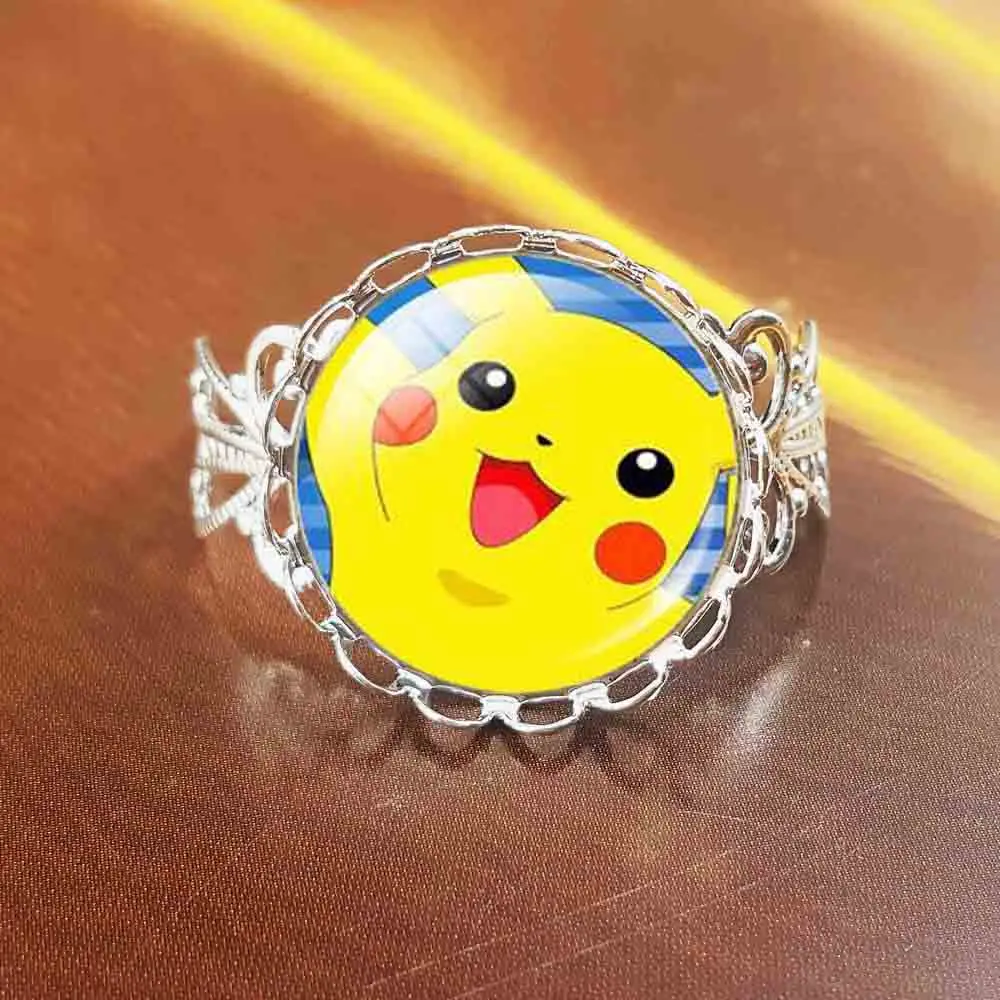 QiYuFang горячая Распродажа кольцо с Пикачу Pokemon Go изящное ювелирное изделие