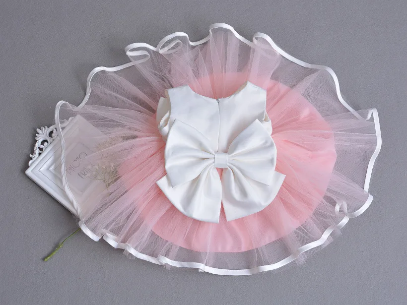 Для дня рождения Возраст 1 год Платья для маленьких девочек на свадьбу с курткой