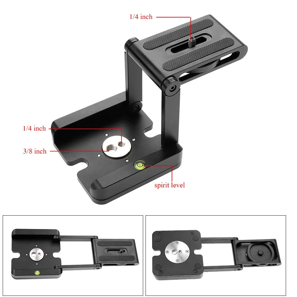Головка штатива для фотостудии штатив камеры Z Pan &amp Tilt Flex алюминиевый сплав