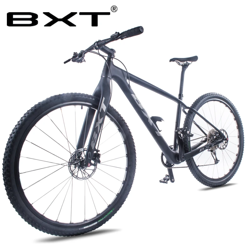 BXT 29 дюймов велосипед новый полный углеродный горный 29er сквозная ось рама 11*1