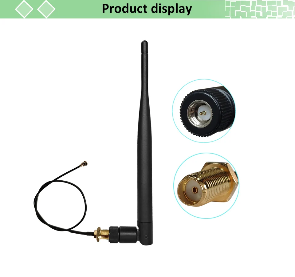 868 MHz 915 MHz Антенна 5dbi SMA разъем GSM 915 MHz 868 MHz antena antenne Водонепроницаемая+ 21cm RP-SMA/u. FL косичка кабеля