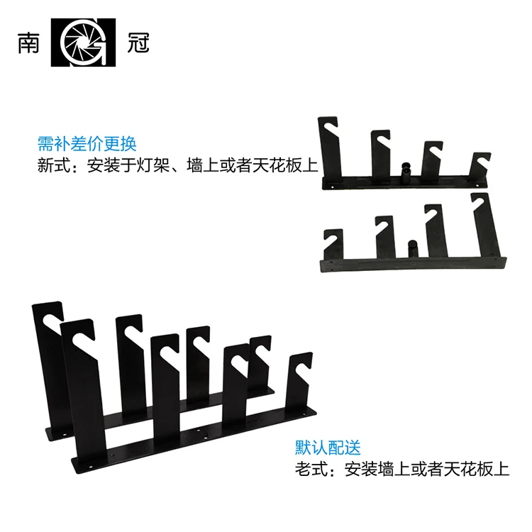 Ручная система поддержки заднего фона для настенного монтажа фотографий с 4