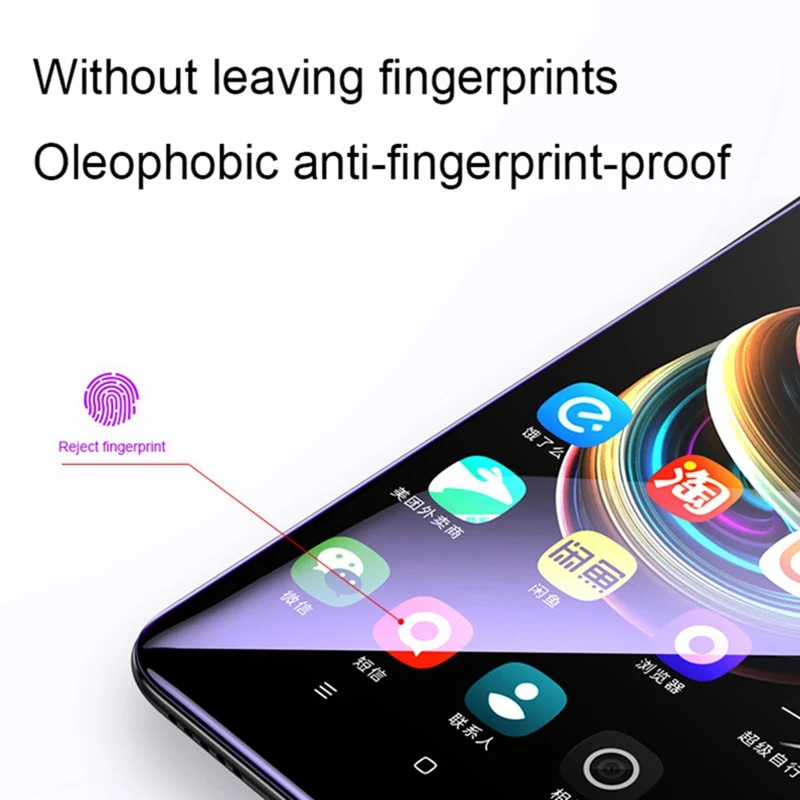 WhaY 5D Tempered Glass For Huawei P Smart Protective Film Curved Edge 9H Full Cover Screen Protector | Мобильные телефоны и