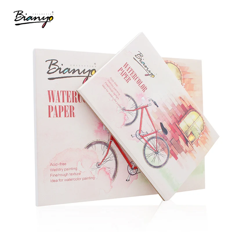 Альбом для акварельных рисунков Bianyo A5 A6 12 листов|watercolor set|paper watercolorart watercolor paper |