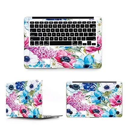 6 3 в 1 наклейка на весь корпус чехол для ноутбука Виниловая наклейка для Apple Macbook Air 11 12 13 15 Pro Mac Book notebook Lap Top sticker s - Цвет: 6