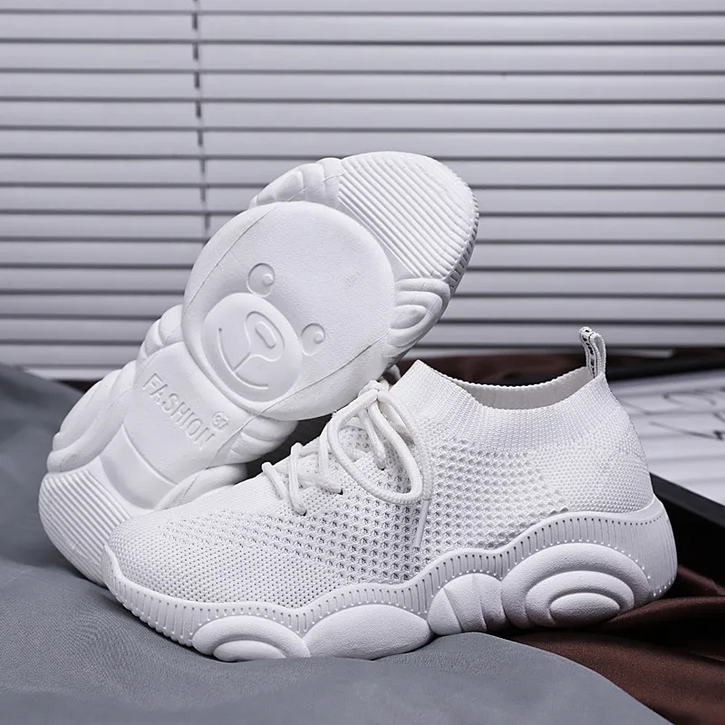 2019 основная Женская милая обувь дно летающие тканые туфли Узкие Женские