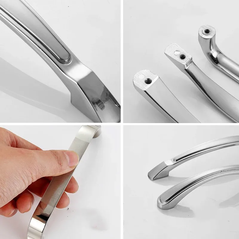Дверные ручки для мебели Classic Silver Круглые Ручки ящиков цинковый сплав ручка