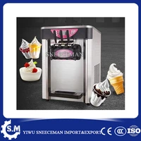 24 30lh soft serve ice cream machine table ice cream vending machine