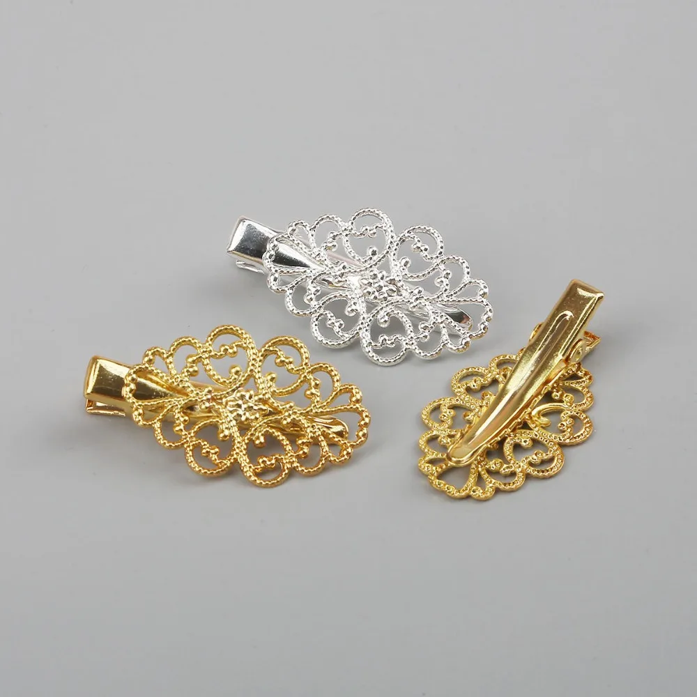 Металлическая винтажная 4 Цвета утюжок для волос заколки женщин свадебные