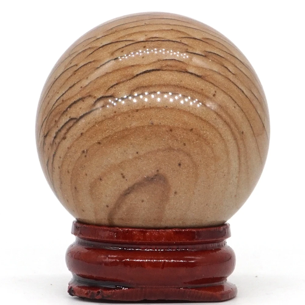 Шар из яшмы с естественным изображением натуральный минерал искусственный