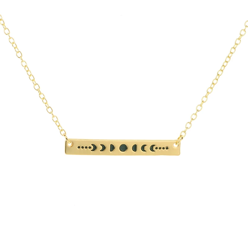 30 шт. новый простой кулон ручной работы месяц фаза меняющее ожерелье ювелирные