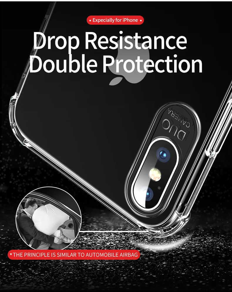 MSVII для iPhone8 TPU мягкий чехол для iPhone 8 чехол s для iPhone XS XR роскошный защитный чехол для iPhone X 7 6 6s противоударный