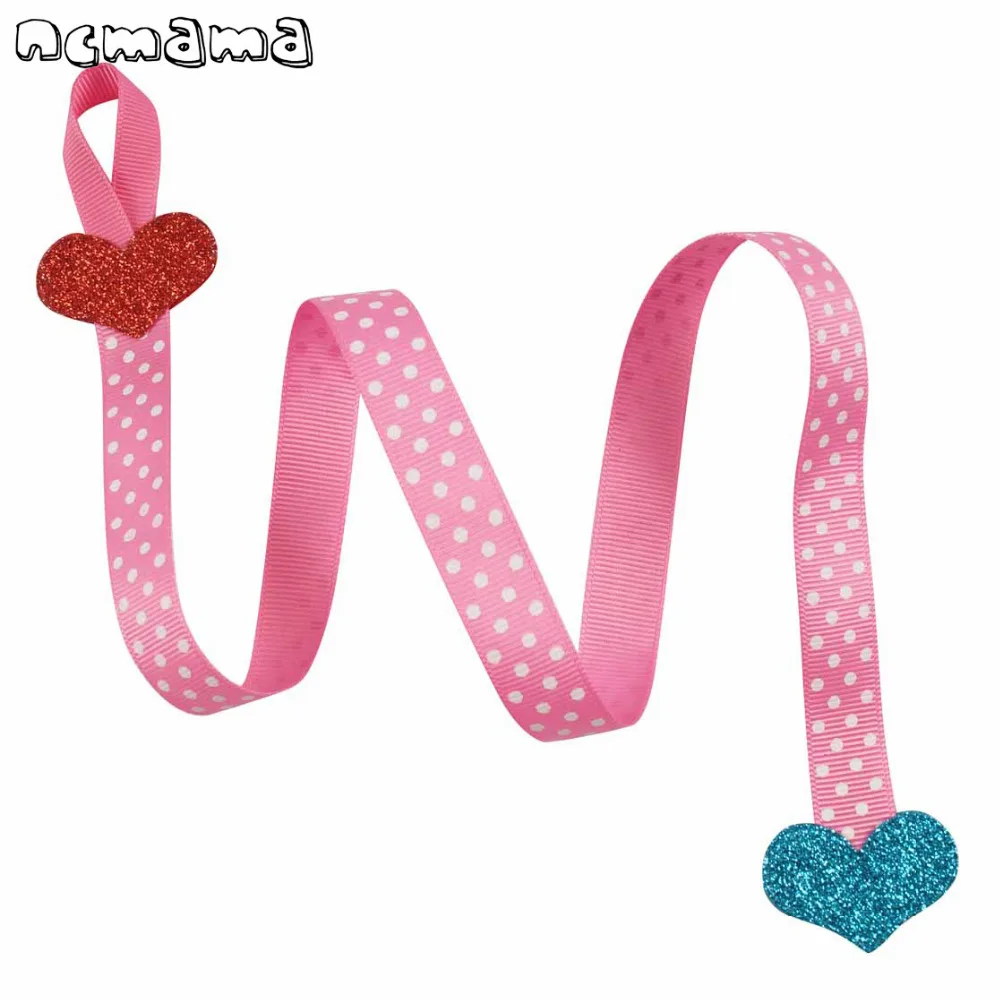 3 шт./лот держатель с принтом в горошек ручной работы для девочек пояс бантом