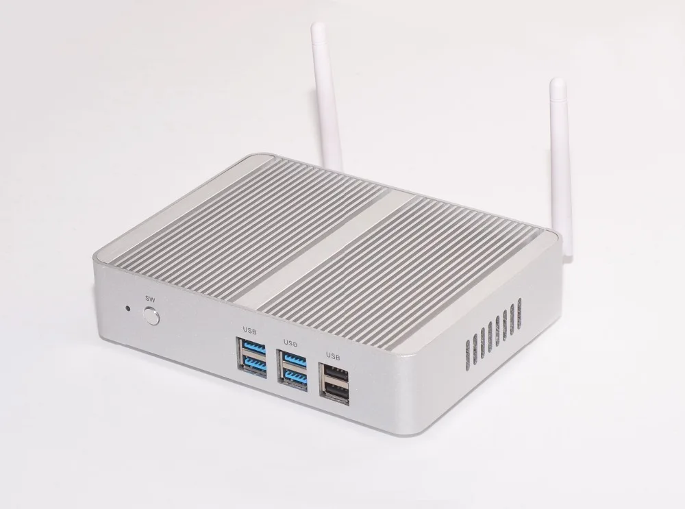 Мини ПК без вентилятора процессор EGlobal Windows 10 Intel Nuc Barebone Celeron N3150 VGA HDMI Wi Fi Linux неттоп