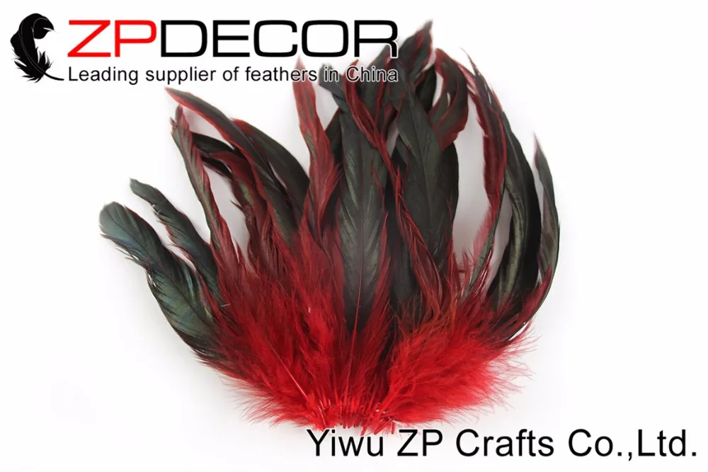 ZPDECOR 200 шт./лот 15 20 см (6 8 дюймов) ручной выбор красная половина бронза Петух Coque