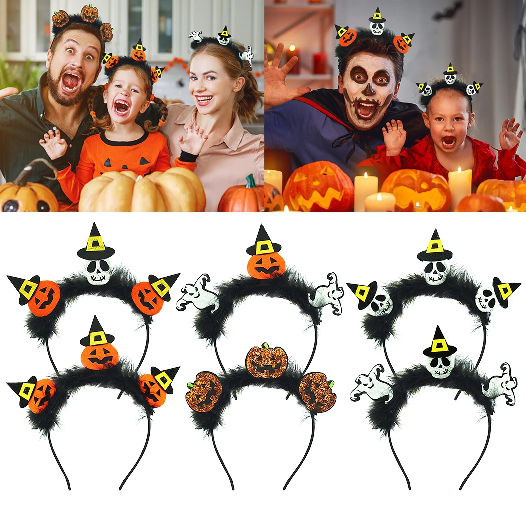 Ободок для волос на Хэллоуин 6 шт. |