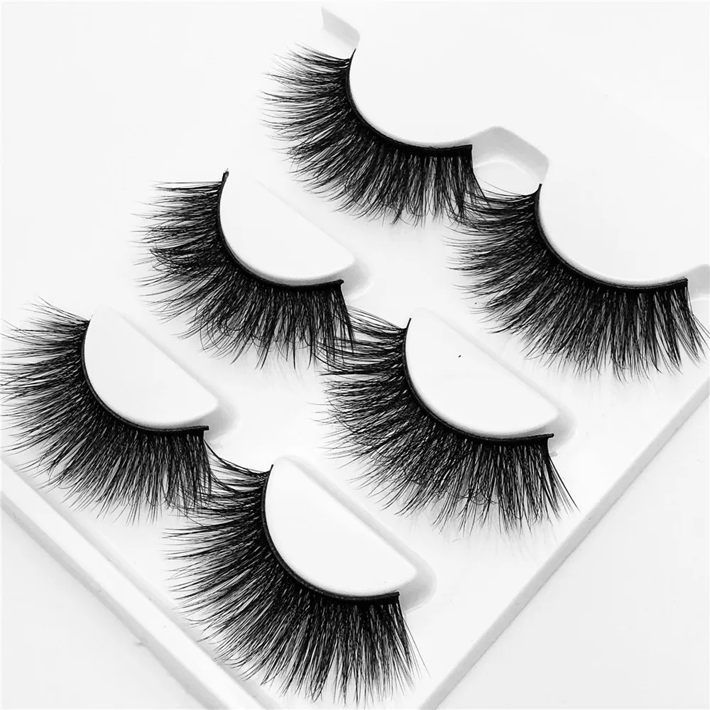 3D толстые трехмерные многослойные водяные гривы чистые ручные ресницы