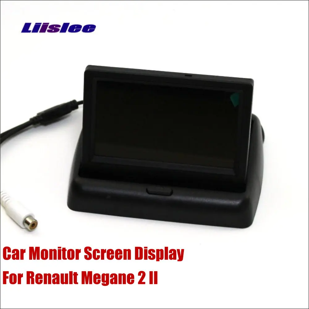 Liislee для Renault Megane 2 II Автомобильный складной HD TFT LCD 4 3 дюймовый монитор экран