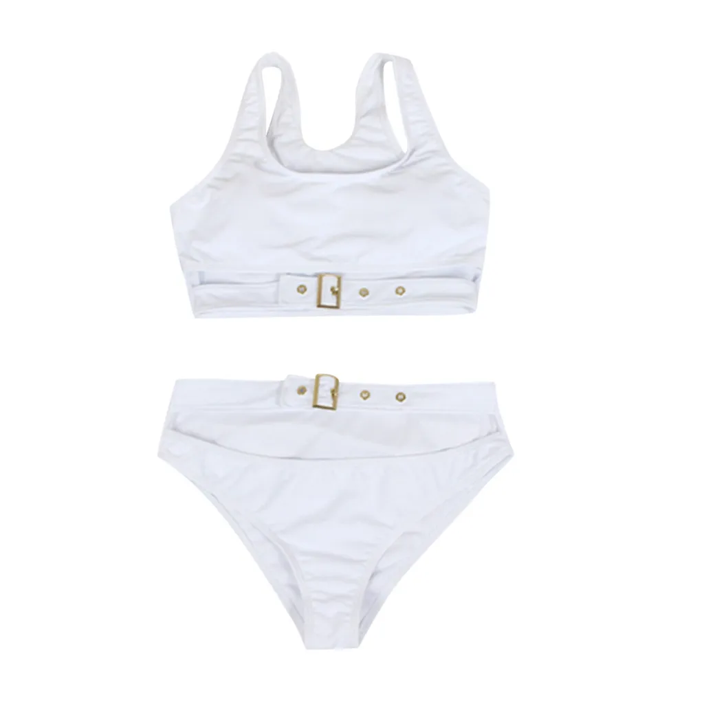 Женский бикини с открытыми плечами сексуальный купальный костюм принтом в виде