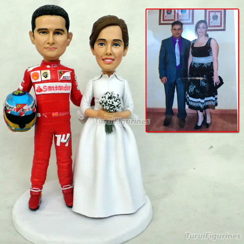 Фигурки для свадебного торта кукла невесты жениха скульптура куклы ручной