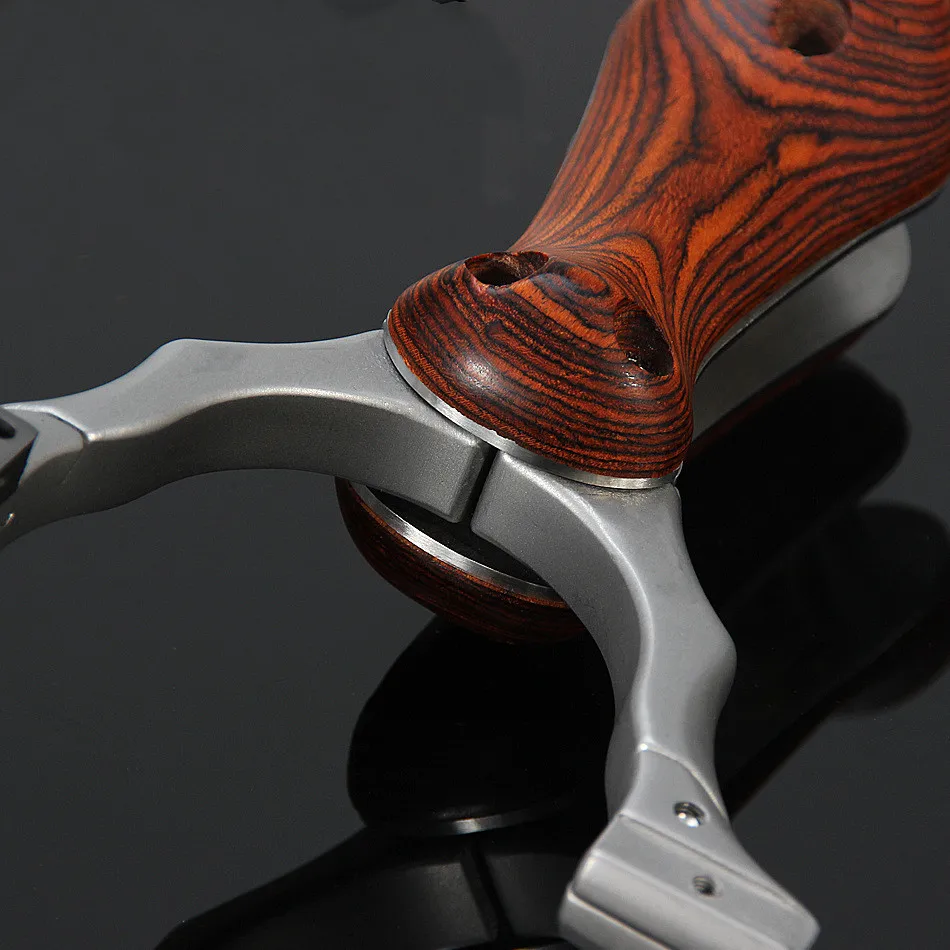 Уличная Охота Мощная Рогатка из нержавеющей стали лук Sling Shoot камуфляж катапульты