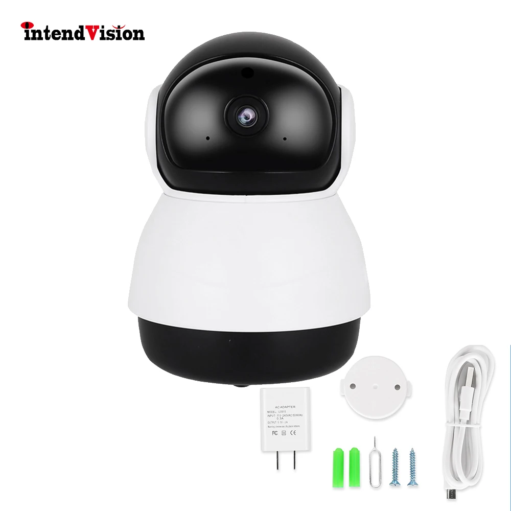 Intendvision 1080P Беспроводная PT камера двухсторонняя аудио 360/90 градусов