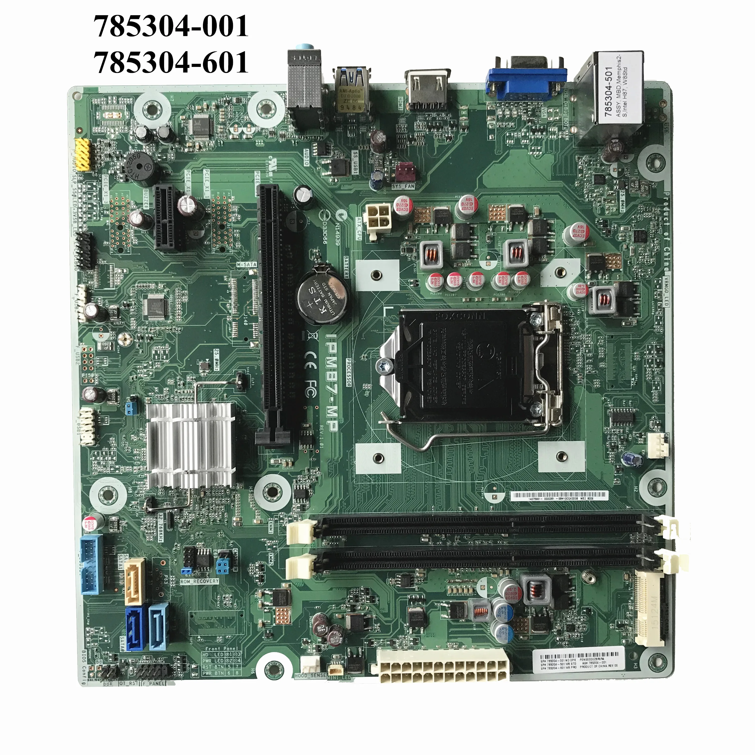 SZWXZY отлично подходит для HP Pavilion 550-153 Вт десктопная материнская плата IPM87-MP 1150