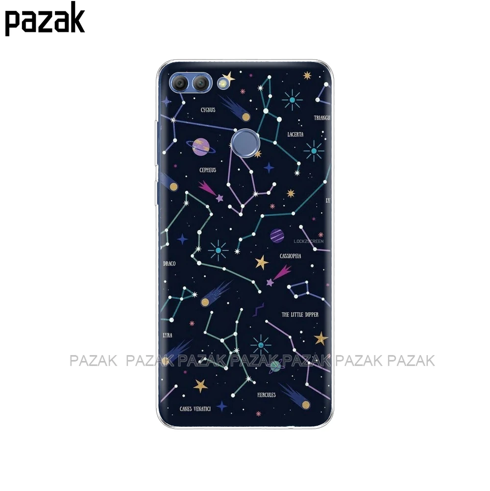 52258 Чехол для huawei P Smart чехол Enjoy 7S Мягкий ТПУ силиконовый чехол-накладка для huawei P Smart Coqa чехол с принтом - Цвет: 52258