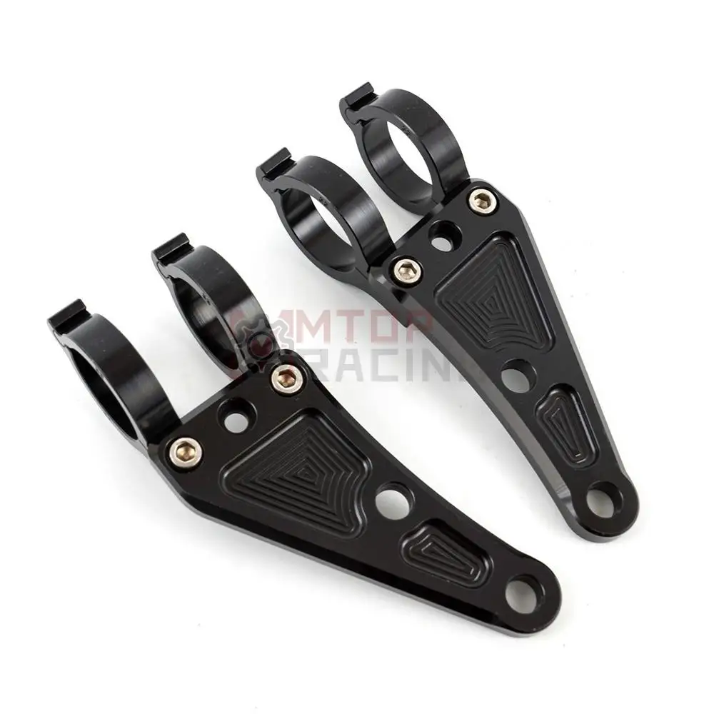 45mm Монтажный кронштейн фар мотоцикла для Harley 30 мм 33 мм 35 мм 37 мм 38 мм 39 мм 41 мм 43 мм 45 мм 46 мм 48 мм 49 мм 50 мм вилки - Цвет: 45mm