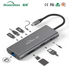 Переходник USB 3,0 HDMI на разветвитель, 3 порта USB C, USB 3,1, для MacBook Pro, аксессуары, концентратор USB C