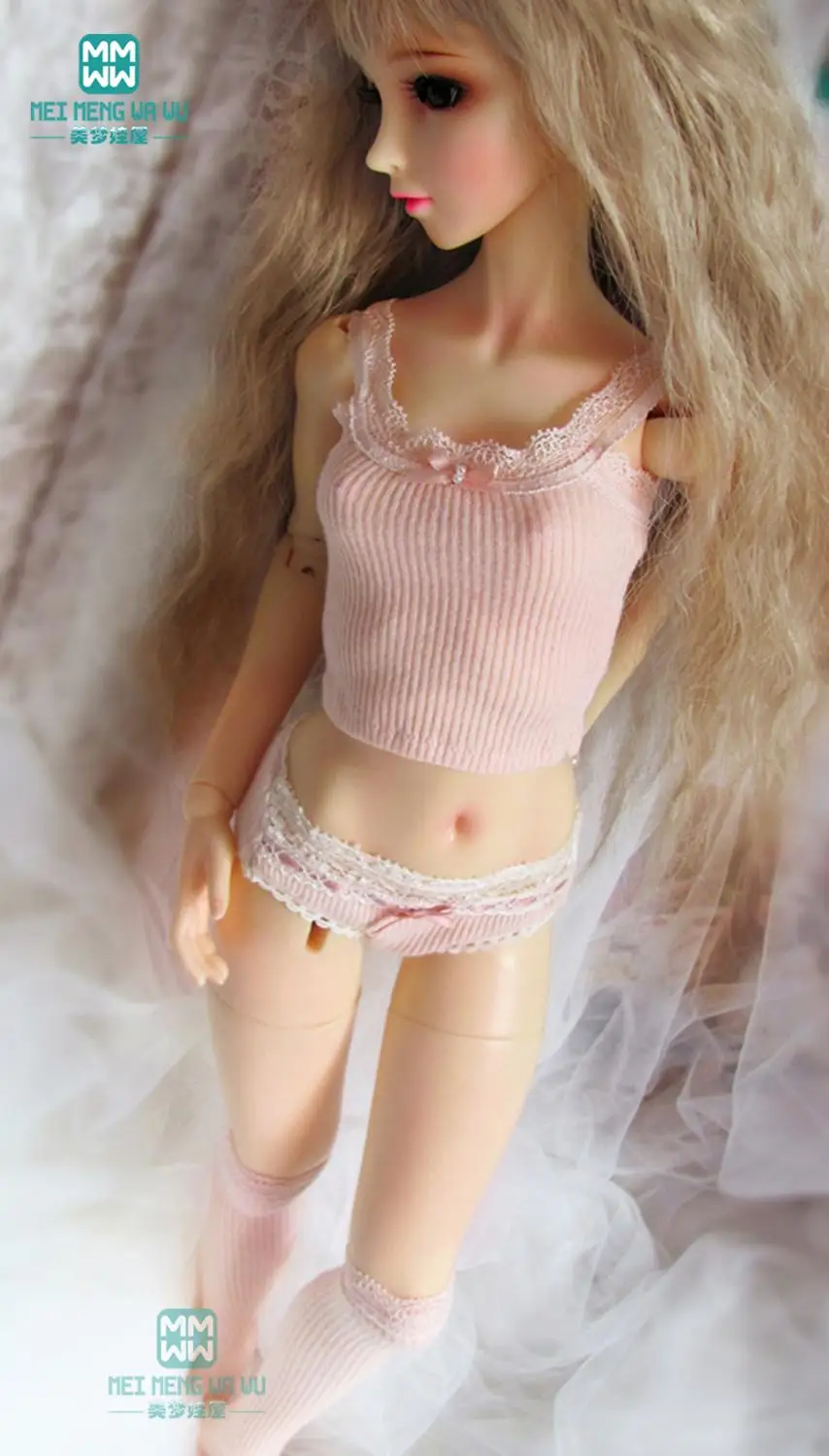 Аксессуары для кукол BJD 1/3 DD модное розовое нижнее белье комплект из трех