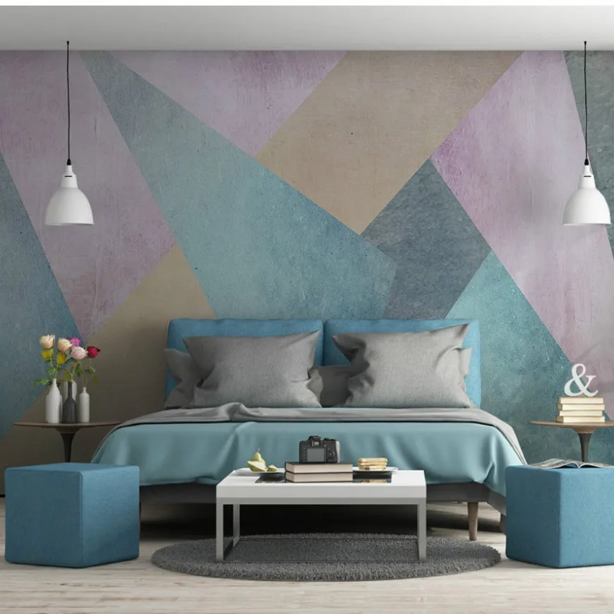 Бесплатная доставка 3d Настенный фон для телевизора на заказ скандинавские