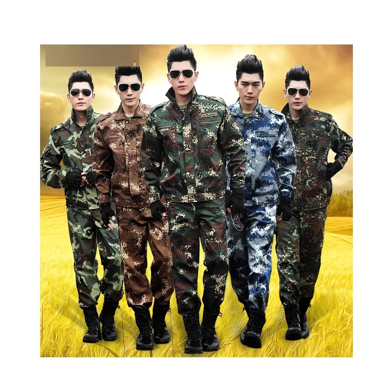 

(1set-Top&Pant)Army camouflage suit period and the outdoor live-action CS camouflage uniforms the special combat uniform hunter
