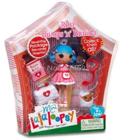 Оранжевый Новые игрушки Мини Lalaloopsy Кукла Коллекция модная фигурка игрушки куклы для детей девочки рождественские подарки - Цвет: Оранжевый