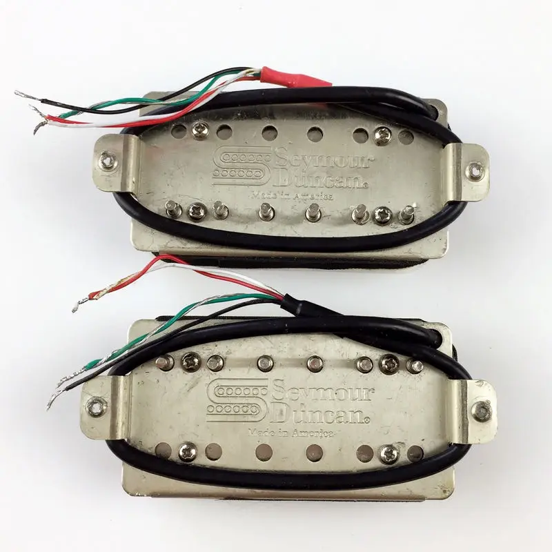 1 комплект Seymour Duncan шея и мост хамбакер Пикап Зебра