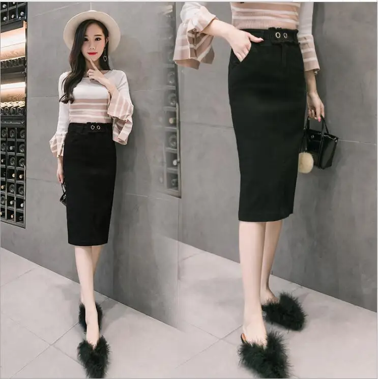 Для женщин новая модная однотонная Высокая талия микро-бомба юбка-трапеция 2017