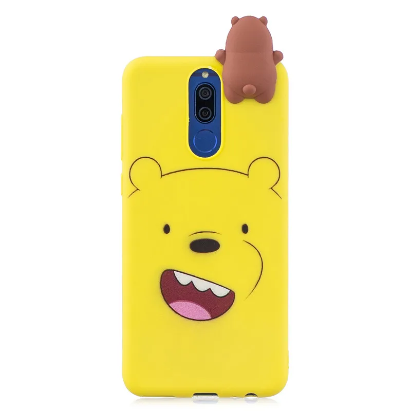 3 Nova 2i чехол для huawei mate 10 Lite чехол для Fundas huawei Nova 2i чехол 3D Мягкий Силиконовый ТПУ милый мультяшный чехол для телефона - Цвет: 3