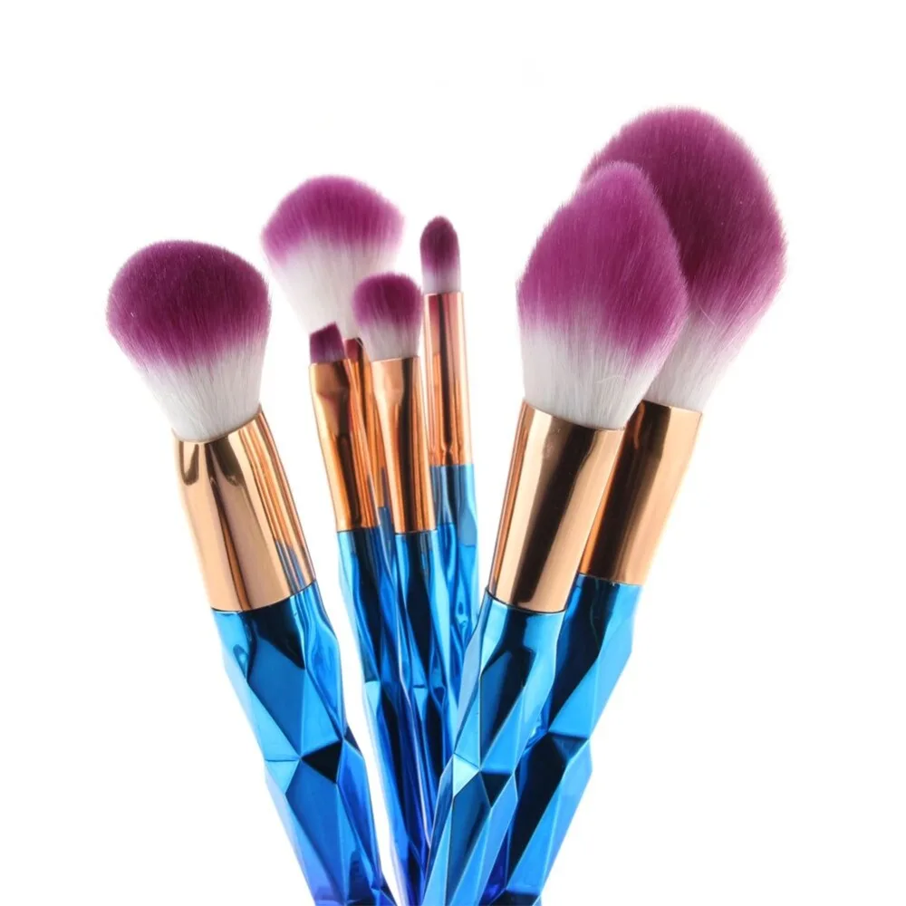 ESSANCEYA-профессиональный набор кисточек для макияжа с ручкой в виде радуги