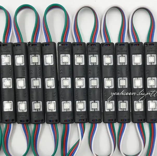 DC12V 5050 RGB светодиодный ные модули 7515 рекламные светящиеся символы для фоновой