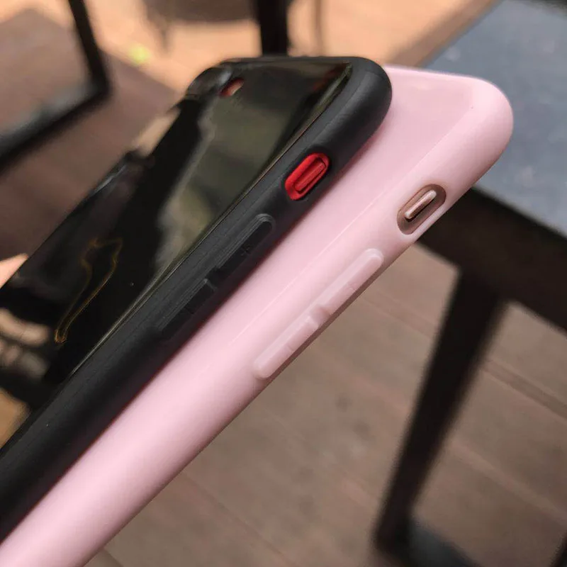 Милая пара телефонных чехлов для iphone х чехол 6 6S 7 8 плюс крышка Мода ультра тонкий