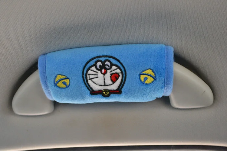 Doraemon автомобиль плюшевая подушка покрытие ремня безопасности зеркало заднего вида ручка ручного тормоза бумажное полотенце коробка для салфеток автомобиль Интерьер мягкая игрушка
