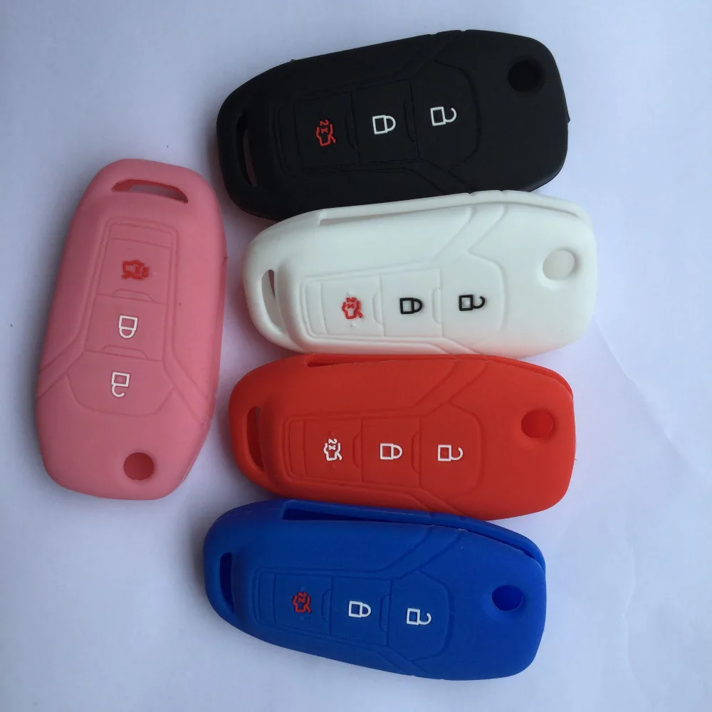 Силиконовый чехол с откидной крышкой для дистанционного ключа FORD Mondeo Fusion 2017 Explorer